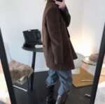 Oversized wool blazer