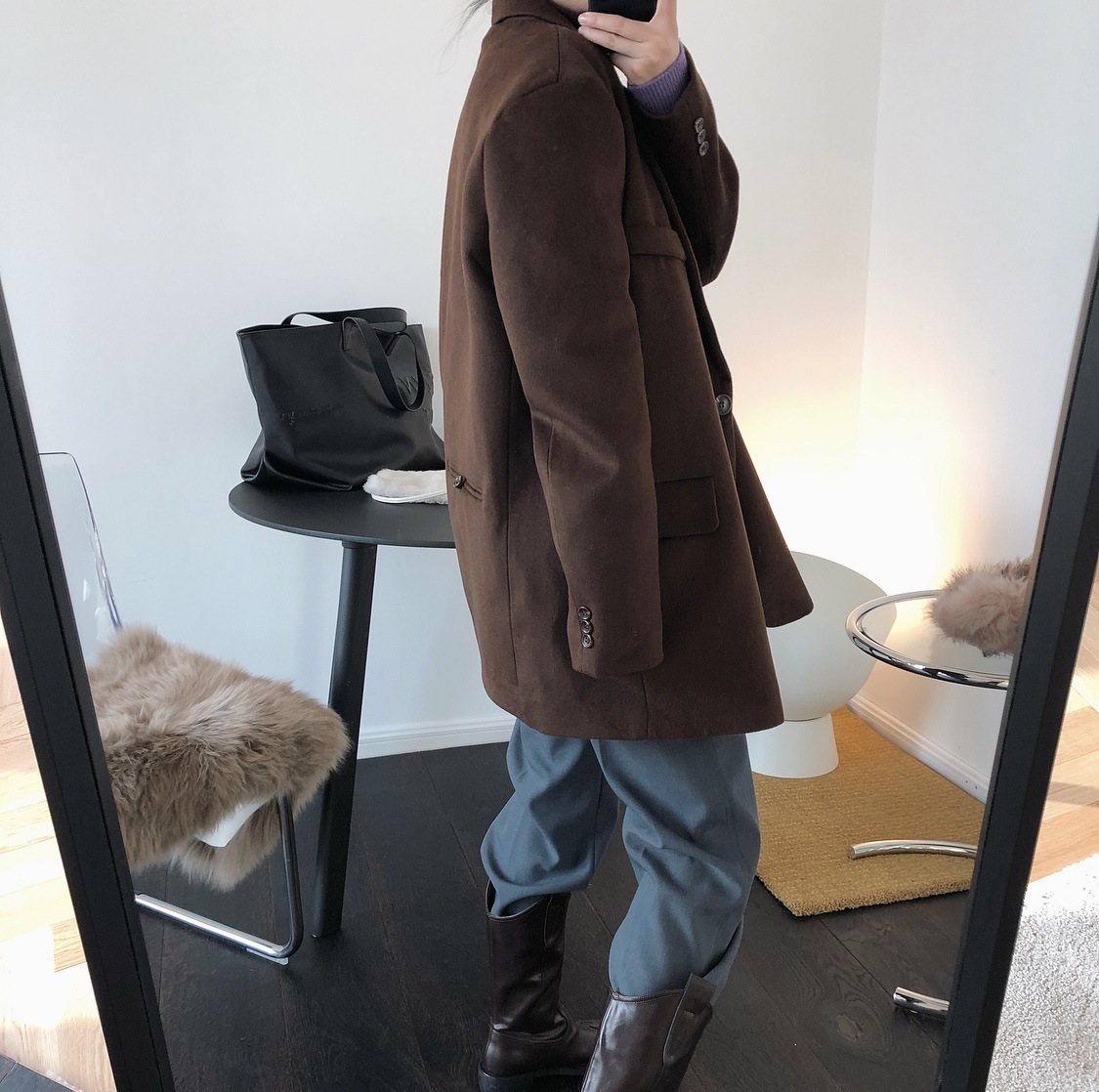 1038359110117.jpg Oversized wool blazer - Image 1