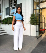 Women's High Waist Straight-leg Wide-leg Pants - Image 8