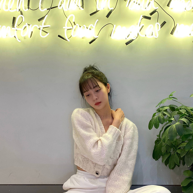 1612407453525.jpg Women's Short Knit Cardigan Sweater - Image 1