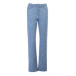 Wide Leg Pants Washed Straight-Leg Jeans - Image 3