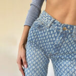 Wide Leg Pants Washed Straight-Leg Jeans - Image 4