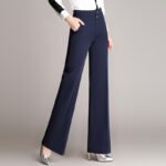 Falling Sense Straight-Leg Pants Wide-Leg Pants Casual Trousers - Image 3