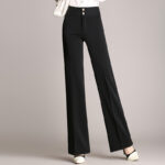 Falling Sense Straight-Leg Pants Wide-Leg Pants Casual Trousers - Image 4