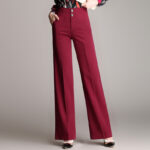 Falling Sense Straight-Leg Pants Wide-Leg Pants Casual Trousers - Image 5