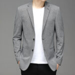 Spring New Suit Men"S Korean Plaid Non Iron Casual Small Suit Coat Fashion Men"S Wholesale - Image 5