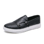 Low-top Sneakers Leather One Pedal Loafers - Image 3