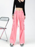 Overalls Women's Loose Straight Wide-leg Pants - Image 7