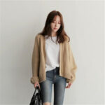Simple short knit cardigan - Image 2