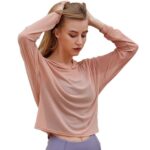 Mesh hooded sports blouse women - Image 3