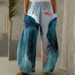 Women's Loose Casual Straight-leg Wide-leg Pants - Image 4