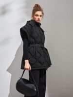 Pocket Hooded Oversized Women In Melanin Color - Image 4