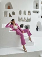 Ladies Fashion Blazer Women Suit Pants - Image 2