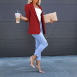 Womens Casual Blazers Open Front Long Sleeve Work Office Suit Jackets Blazer - Image 4