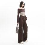 Overalls Women's Casual Loose Straight-leg Wide-leg Pants - Image 5