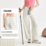 Side Striped Straight Wide-leg Pants - Image 6