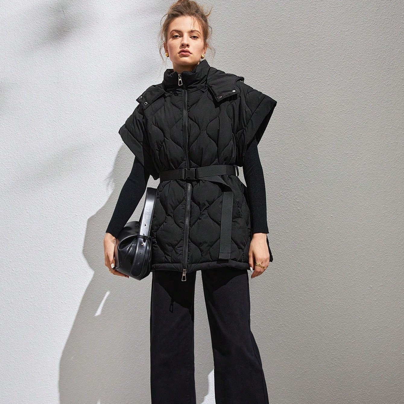 6b7140e2-3174-4e7c-ab57-aed5cbb82241.jpg Pocket Hooded Oversized Women In Melanin Color - Image 1