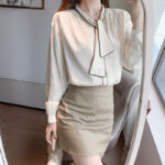 Niche Retro Loose Chiffon Blouse Women - Image 3
