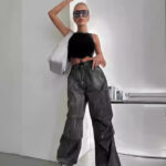 Summer Casual Wide-leg Straight Pants Women's - Image 4