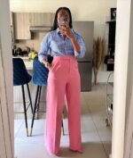 Women's High Waist Straight-leg Wide-leg Pants - Image 6