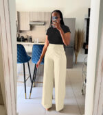 Women's High Waist Straight-leg Wide-leg Pants - Image 10