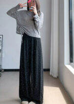 Loose Slim Straight Wide-leg Casual Pants - Image 9