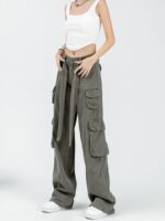 Overalls Women's Loose Straight Wide-leg Pants - Image 5