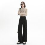 Overalls Women's Casual Loose Straight-leg Wide-leg Pants - Image 9